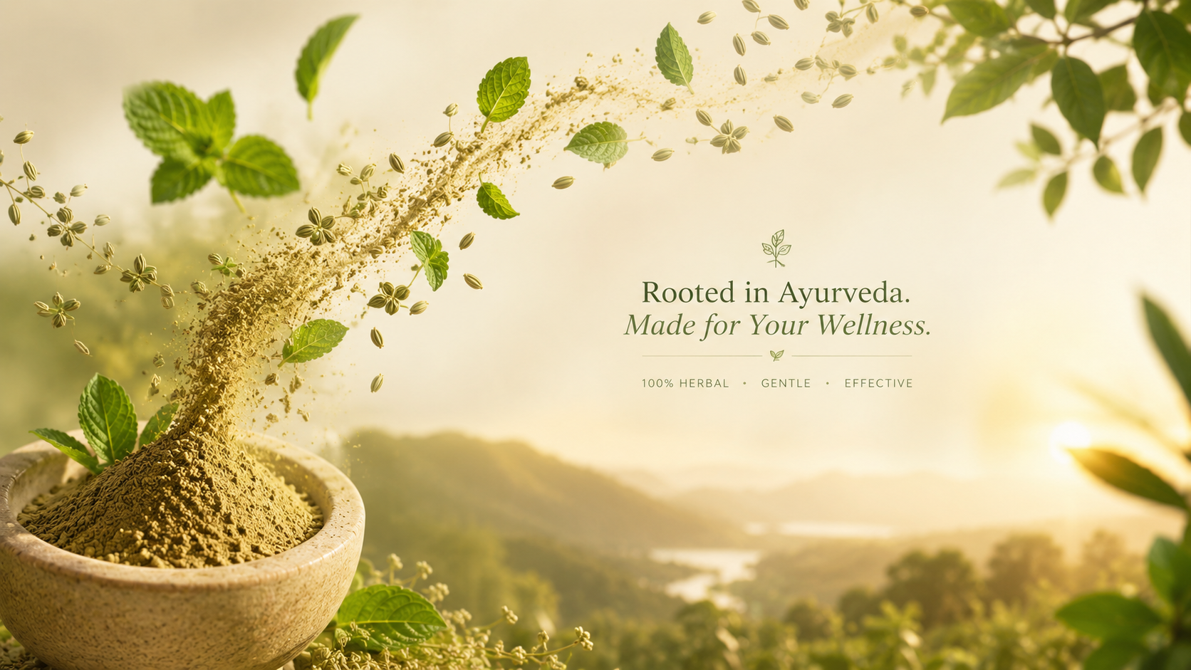 Rooted in Ayurveda, made for your wellness